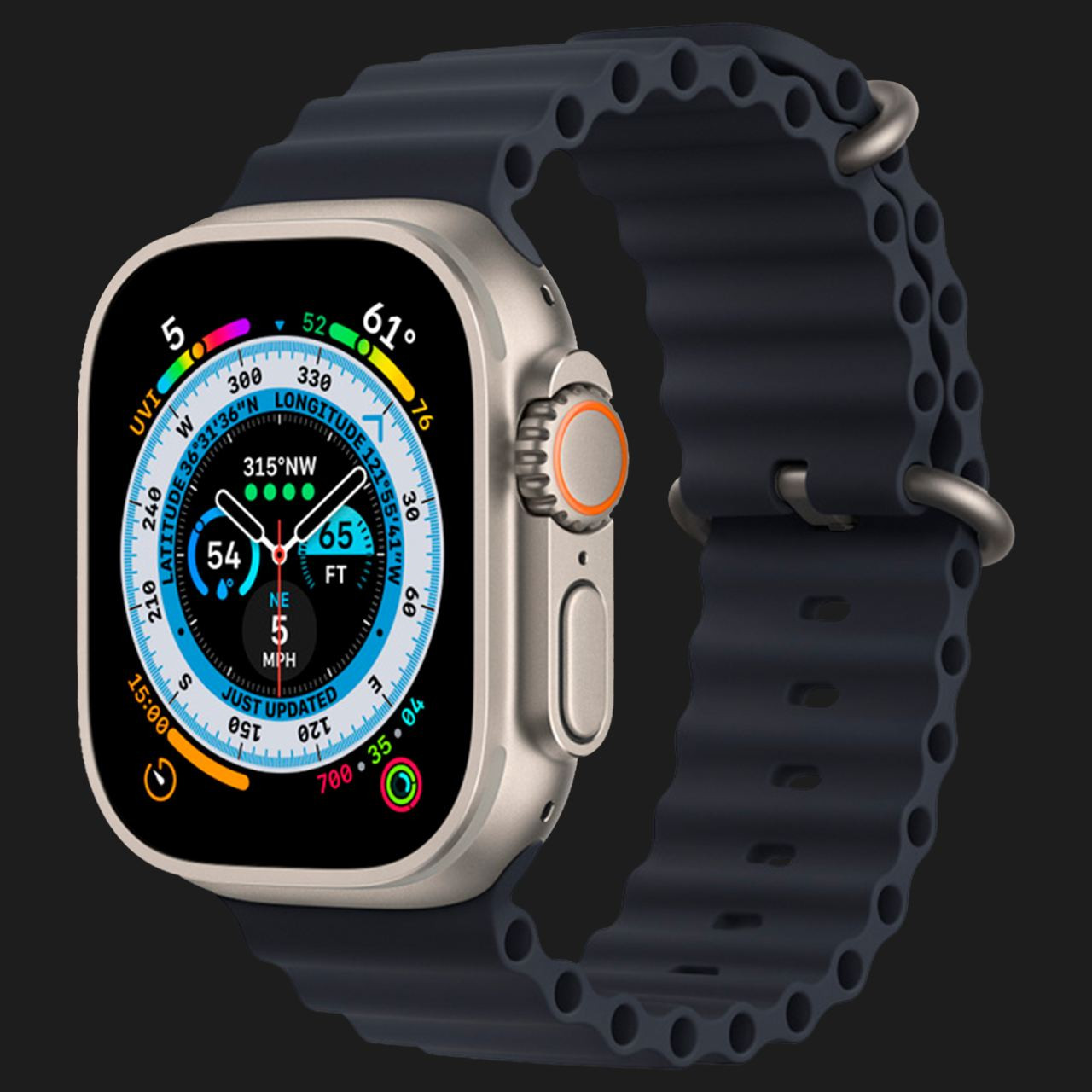 Купить Apple Watch Ultra 49mm Titanium Case With Midnight Ocean Band — цены ⚡ отзывы ⚡ 0293